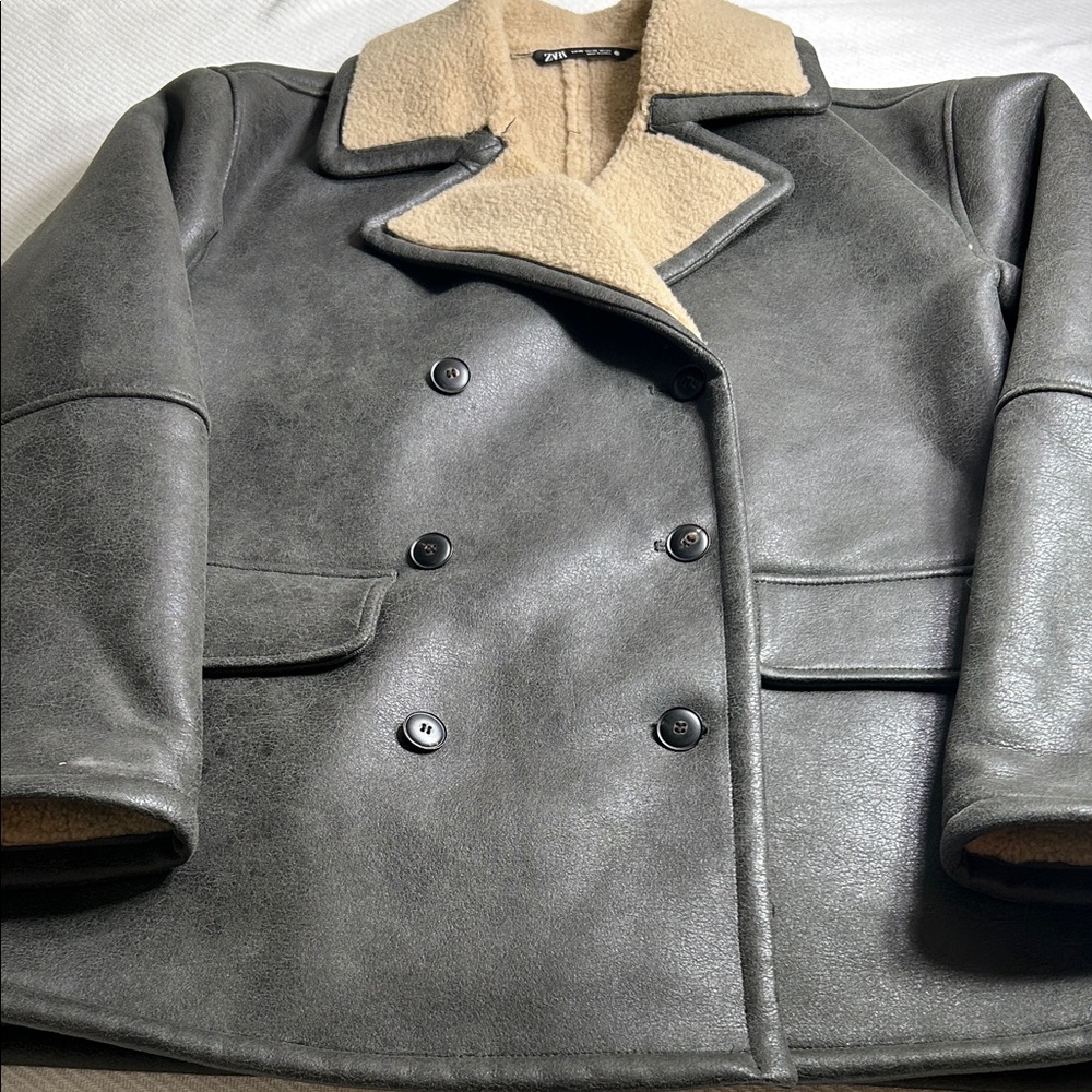 Men's Gray Pea Coat